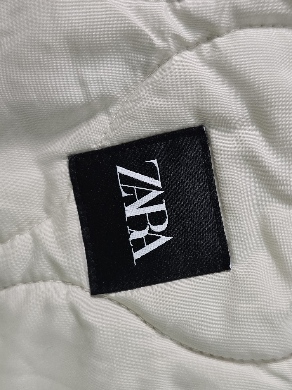Zara Cream Water-Repellent Puffer Jacket - Picture 7 of 10